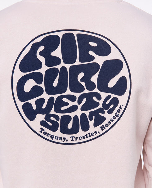 Rip Curl - wetsuit icon hood - dusty rose